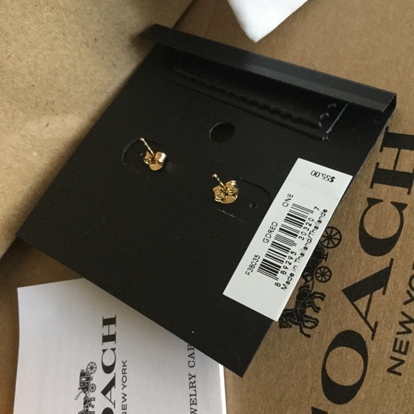 Wizard of oz RUBY EARRINGS (COACH F38035) RED/GOLD - Picture 5 of 6